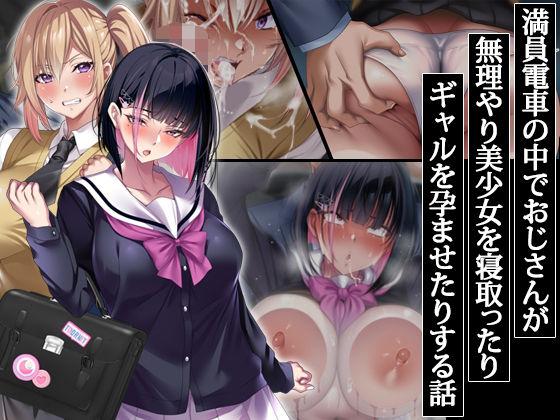 満員電車の中でおじさんが無理やり美少女を寝取ったりギャルを孕ませたりする話 hitomi
